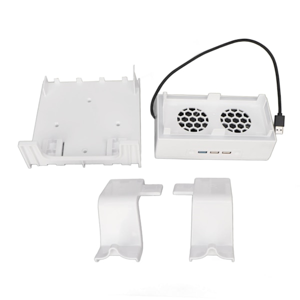 Kylfläktstativ Professionellt effektivt 3 nivåer justerbart 7-färgs LED-väggmonterat kylfäste för Xbox Series S