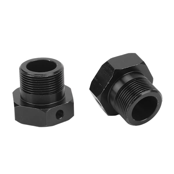2 kpl RC alumiininen pyörän kuusiokolokeskiö 24mm alumiiniseos vakaa RC 24mm pyörän kuusiokolokeskiö ARRMA 1/5 Outcast Kraton 8s musta