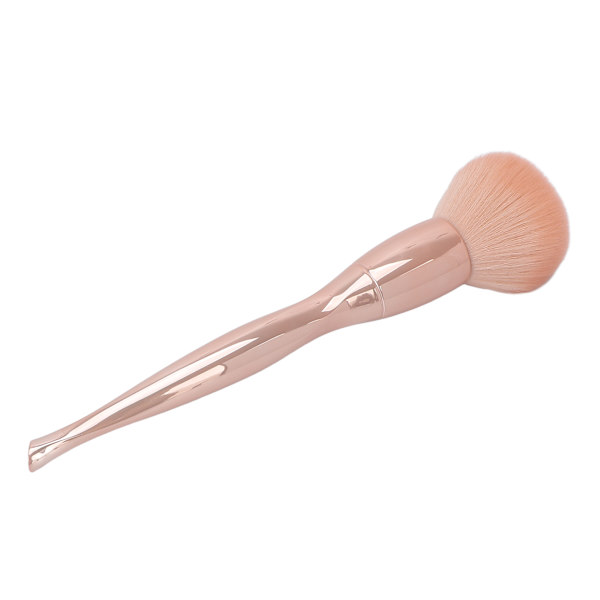 Lös pulverborste Mjuk borste Hår Komfortabelt grepp Makeupborstar Verktygsplätering Hudfärg