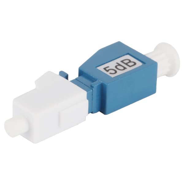 LC UPC5DB Optisk Fiber Dæmper Stik SingleMode Han Hun Adapter Høj Returtab