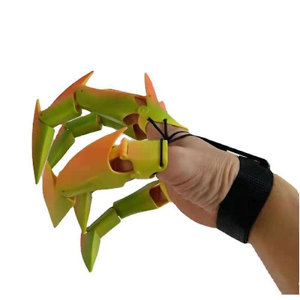 Halloween-sormet Halloween-sormet 3D-tulostetut joustavat ja sopivat kaikkiin kokoihin, täydelliset cosplay- ja juhliin