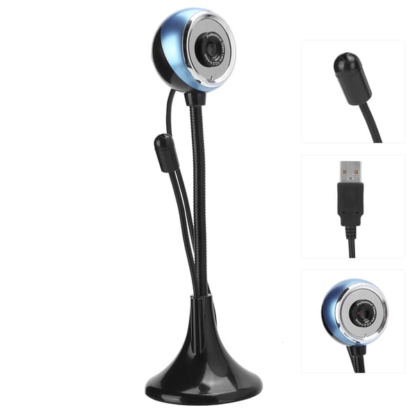 High Definition Mini Webcam USB Roterbar Micro Webcam til PC Laptop Computertilbehør