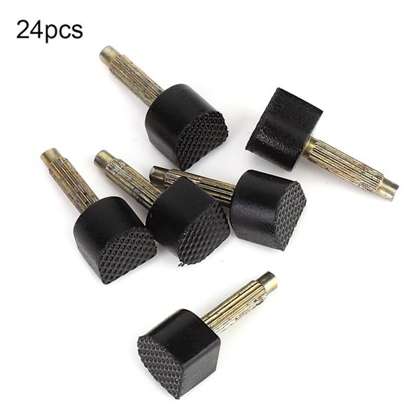 24 kpl Korkokenkien vaihtokärjet Liukumattomien kenkien korjaus kantapään tappien suoja (8 * 8 mm)