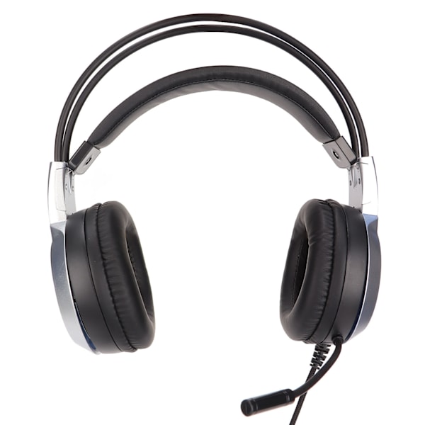 SYG25-pelikuulokkeet USB+3,5 mm säädettävä äänenvoimakkuus Over Ear -pelikuulokkeet mikrofonilla ja hengityslampulla PS4:lle