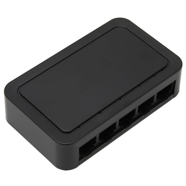 5-portars Gigabit-nätverksswitch Liten Ethernet-splitter Nätverksswitch Skrivbord Plug and Play Fläktlös Nätverksswitch 100-240V EU-kontakt