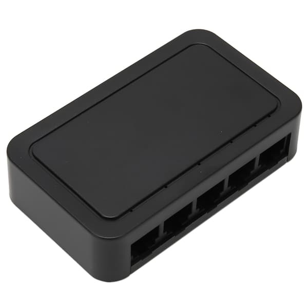5-ports Gigabit netværksswitch Lille Ethernet-splitter netværksswitch Desktop Plug and Play blæserløs netværksswitch 100-240V EU-stik