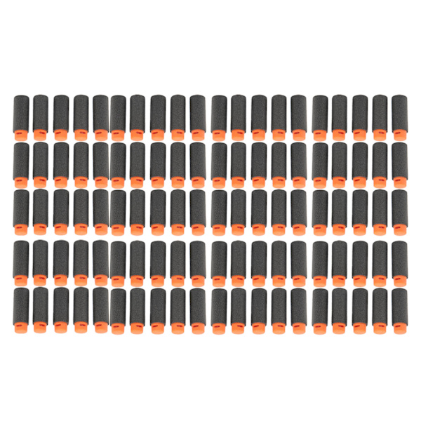 100 kpl Universal Short Darts High Density EVA Soft Shot harmiton lelun täyttöpakkaus erilaisiin ammuntaleluihin, musta