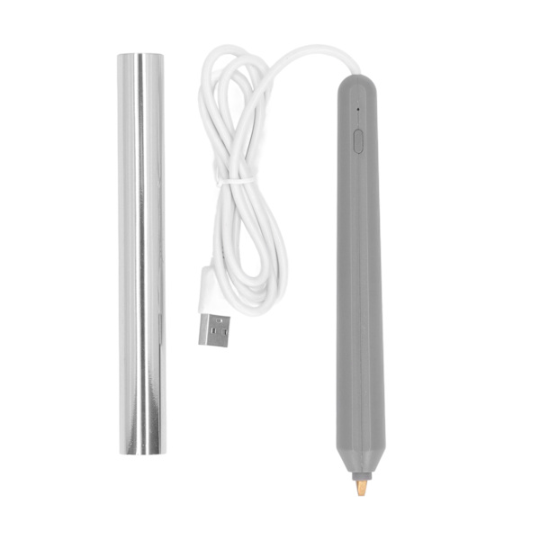 Varmfoliepen USB Värmefolieprägling Embossing Pen ABS Hantverksverktyg för ritning Skrivsilverfärg