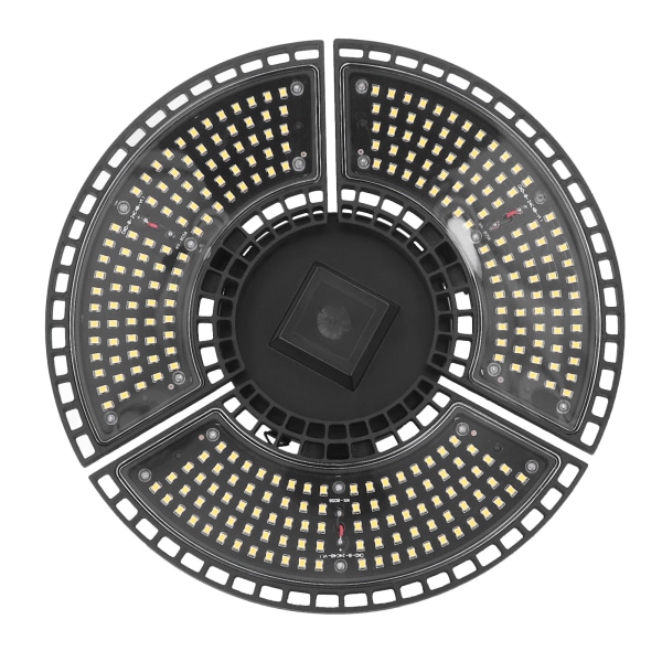 Vanntett plantelys, sammenleggbar blomstervekstlampe, fullspektrum E26 100-277V for hage