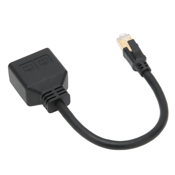 RJ45 Ethernet-sovitinkaapelin jatkokaapelin 1–2 portti, erinomainen yhteys lähetysjakaja-adapteri kotitoimistoon
