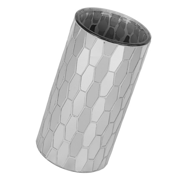 Lasikukkamaljakko Tyylikäs geometrinen mosaiikkityylinen 7,9 tuumaa korkea 3,9 tuuman leveä pöytämaljakko perhetoimiston asuntolaan