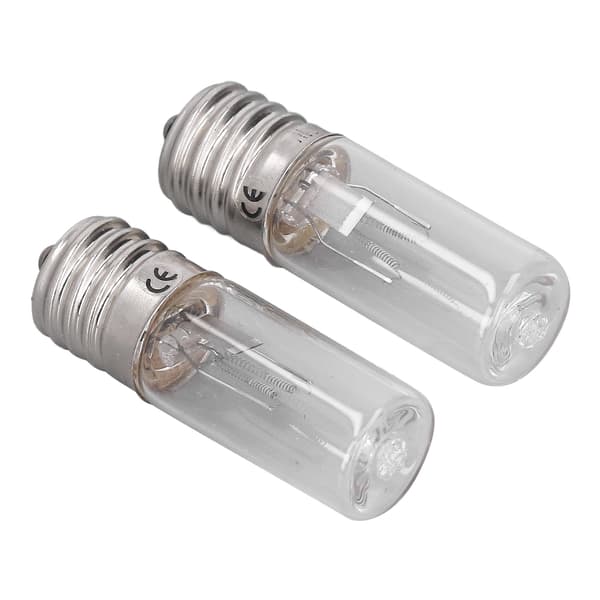 2 stk. køleskabsskabslampe, lugtfjerner, miderfjerner, E17-lampe, 10V 3W UVC-pære