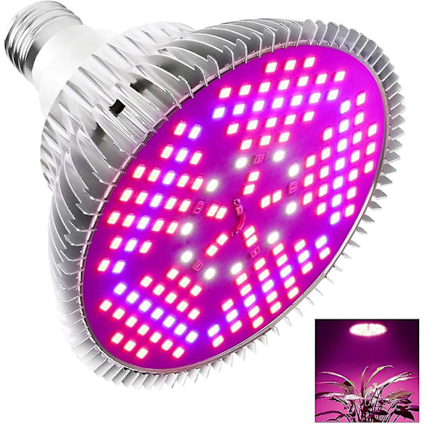 Plante Lampe, 100w E27 Led Full Spectrum Plante Vekstlys Hagebrukslampe