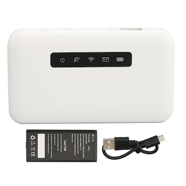 4G LTE mobil WiFi-hotspot med SIM-kortslot RJ45 WAN LAN 300 Mbps understøtter 32 brugere modem til rejser indendørs udendørs