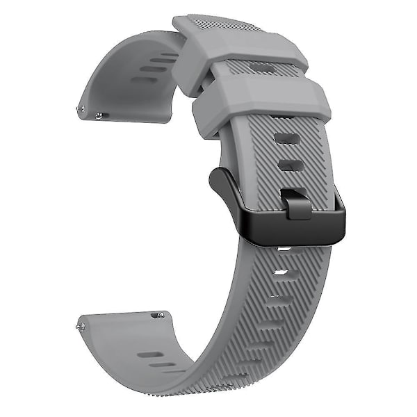 Silikone Rem til Garmin Venu 2/Vivoactive 4/Forerunner 745 - 22mm Armbånd Forerunner 745 Grå