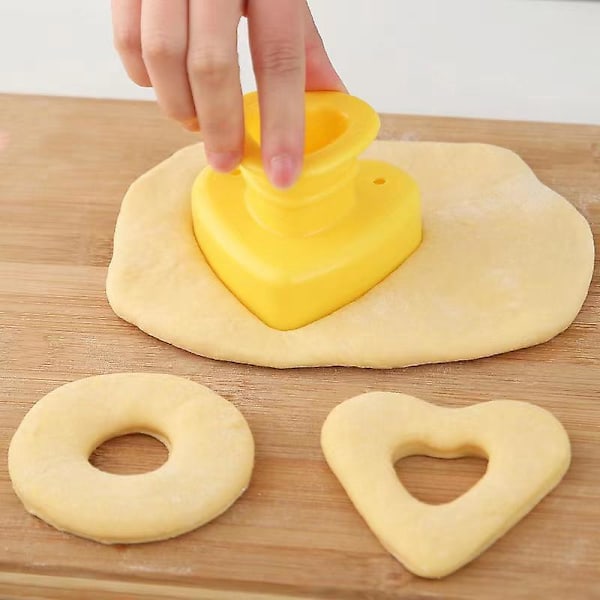 Donutkakeform - DIY Plast Bakevarer for Kjøkken, Brød, Kaker - Dekorasjonsverktøy
