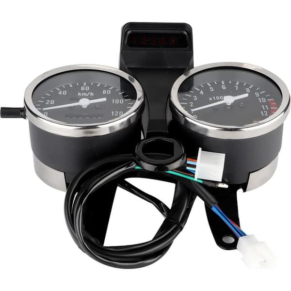 Suzuki GN125 speedometer med kilometertæller og omdrejningstæller
