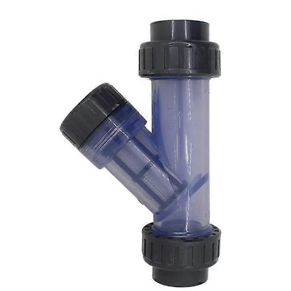 Filter Slange PVC y Type 20 25 32 40 50 63mm Mesh Filter Akvarium Vanning PVC Sil Rørformet Filter Rask Installasjon Klar Plast Vannslange Kjem