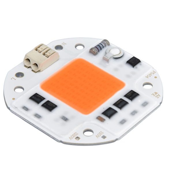 LED COB Chip Grow Light Bead LED-moduuli 110 V koko spektri 380–800 NM tee-se-itse kasvien kasvulle 100 W
