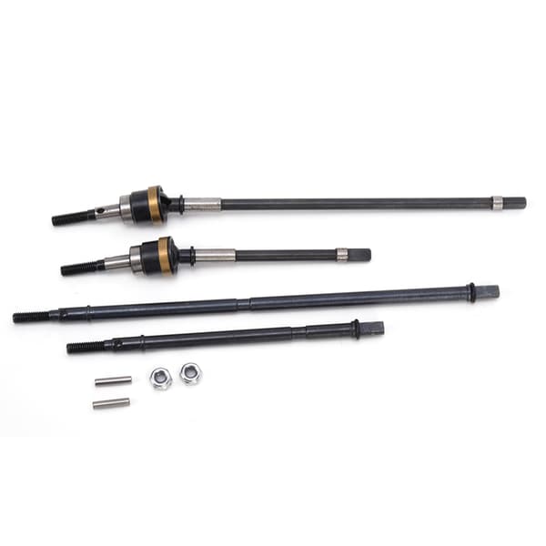 2 stk. CVD-drivaksel foraksel reservedele passer til Axial Wraith RC bilmodel