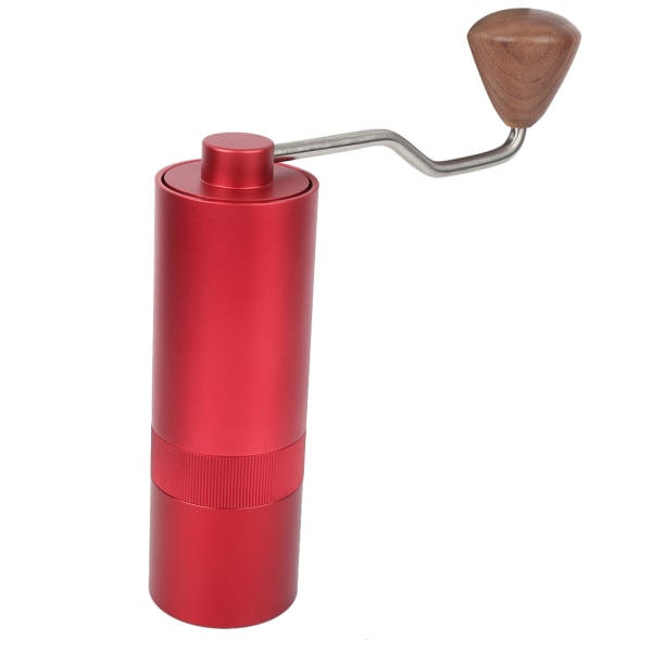 Mini Rustfrit stål Manuel Kaffekværn Kaffebønnemølle Maskine Køkkentilbehør Rød 30g