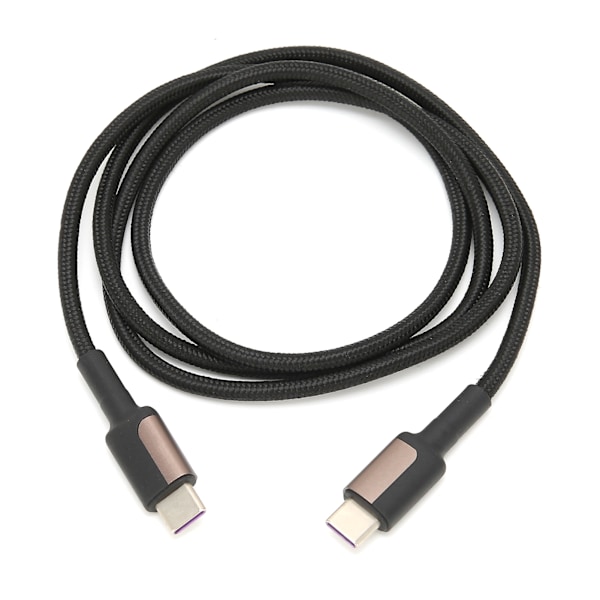 KUULAA Hurtigopladning Zine Legering TypeC til TypeC Nylon Flettet Tråd Mobiltelefon Data Tråd (3m)
