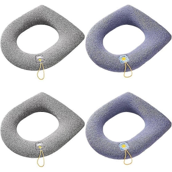 Pieces Toalettsitsdyna, Toalettsitsöverdrag, Toalettsitsdyna, med Handtag, Universal, Mjuk och Varm, Skalbar, Tvättbar, för Universal Toalett Si