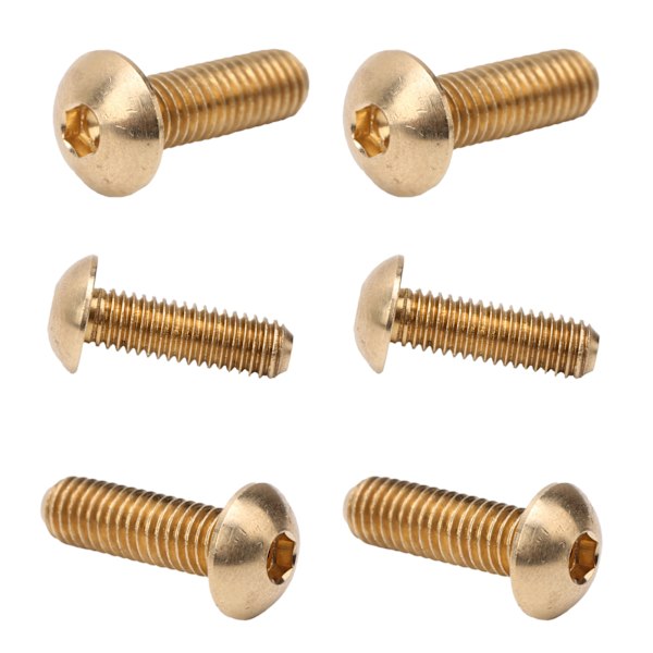 50 kpl pyöreä kuusiokanta ruuvi kuparikiinnitin laitteisto työkalut teollisuustarvikkeet M5M5x16mm