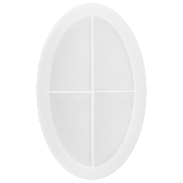 Epoxihartsgjutningsform för fruktskål i silikon, dekorativ bricka, DIY-formtillbehör, oval slät brickform
