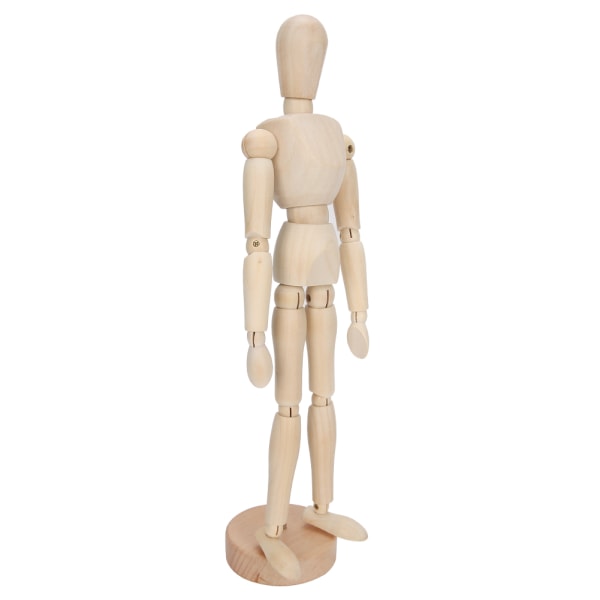 Træ menneskelig figur model Legetøj bevægelige lemmer Puppet Art Skitse Modeller Hjem Dekoration