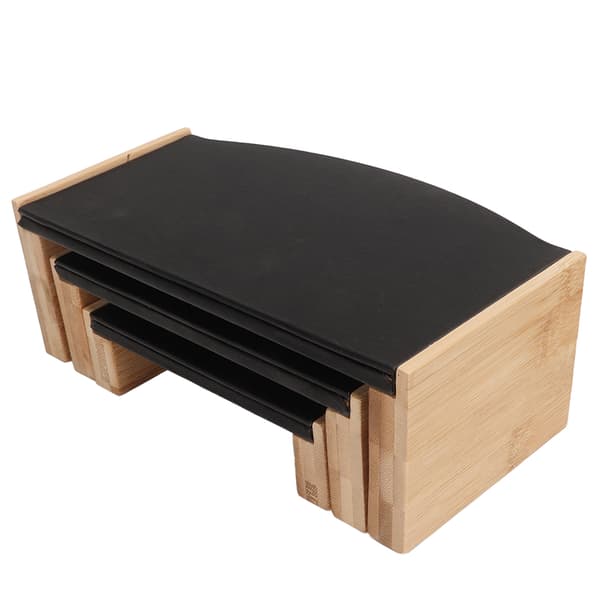 3 Stykker Smykke Display Stand Sæt Smykke Display Risers til Øreringe Ringe Halskæder Armbånd