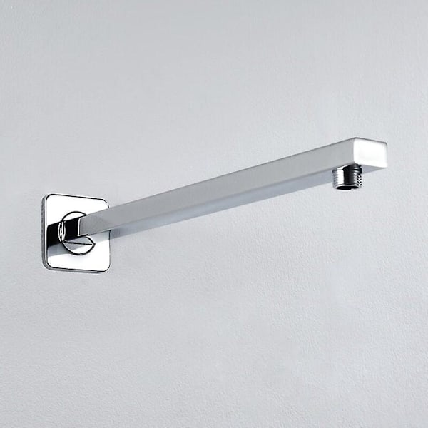 Kobber Veggmontert Dusjarm 40cm Firkantet Veggmontert Dusjhodeholder