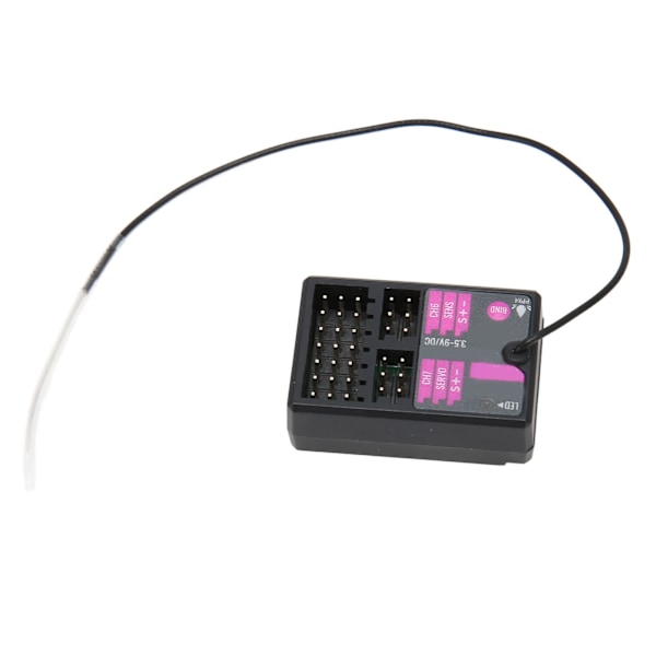 RC-vastaanotin 7-kanavainen pitkän kantaman sisäänrakennettu gyro, 2-suuntainen 2,4G-vastaanotin FS G7P -lähettimelle RC-lentokoneen autovene