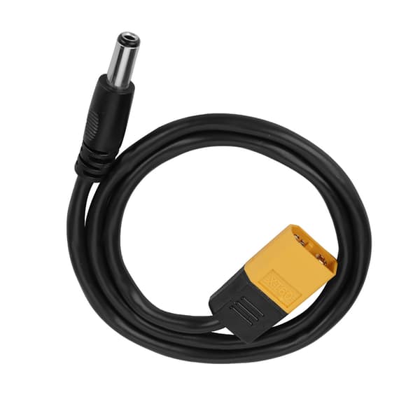 XT60 hann kulekontakt til hann DC 5.5 x 2.5mm DC5525 strømkabel