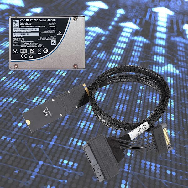 U.2 till M.2-kabel SF-8639 Anslutningskabel för Intel 750 P4610 Samsung 983