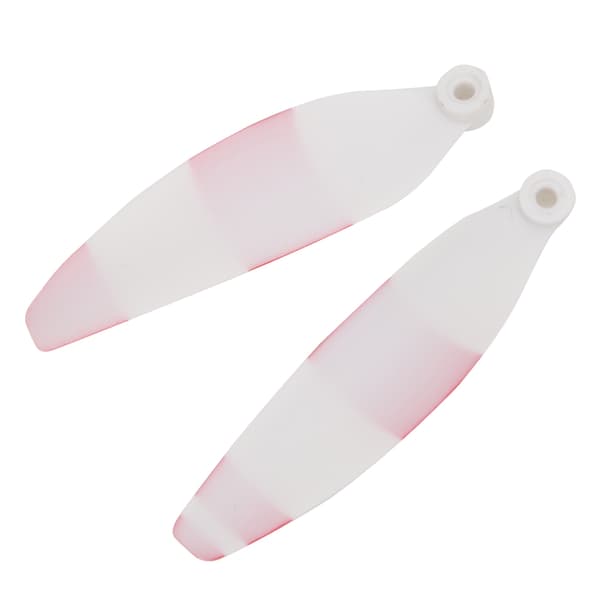 2 Par RC Drönare 4726F Propeller Tillbehör Ljudreducering Passar DJI Mavic Mini (Vit Röd)
