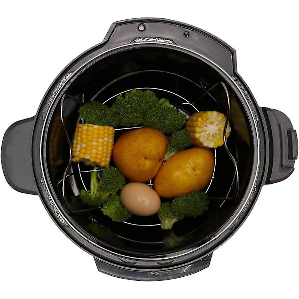 Instant Pot Dampstativ med Håndtak - Essensielt Tilbehør for Perfekt Tilberedt Kjøtt og Grønnsaker