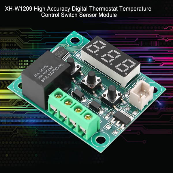 XH-W1209 Høy Nøyaktighet Digital Termostat Temperaturkontroll Bryter Sensor Modul
