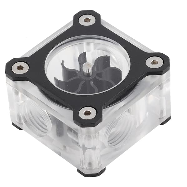 Vandkøling Flow Meter Transparent PMMA Computertilbehør G1/4 Gevind (Noir)
