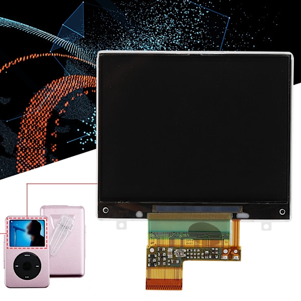 Reservedel Reparasjonsdel Inner LCD-skjerm for iPod Classic 6. generasjon 80GB 120GB 160GB