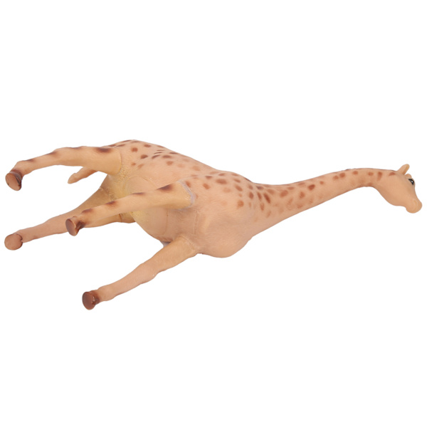 Simulerad Giraff Modell Barn Söta Djur Figur Leksak Hem Dekoration Födelsedagspresent Mjuk Plast Giraff
