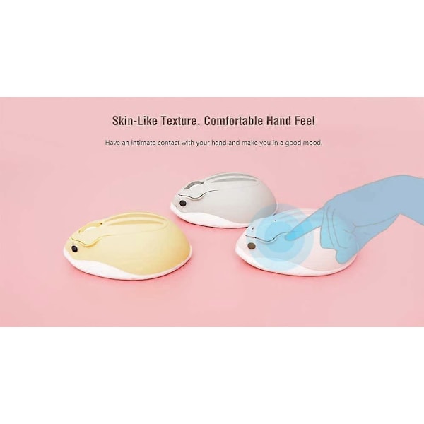 2.4GHz Trådløs Mus Sød Hamster Form Mindre Støj Bærbar Mobil Optisk 1200DPI USB Mus Trådløs Mus til PC Laptop Computer Notebook MacBook Ki