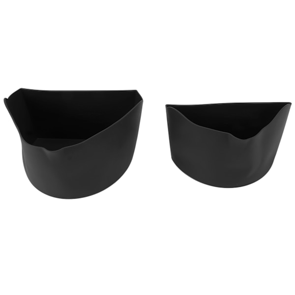 2 i 1 Slow Cooker Divider Genanvendelig Mad Grade Silikone Cooker Liner med Løftehåndtag til 6 Quart Pot Sort