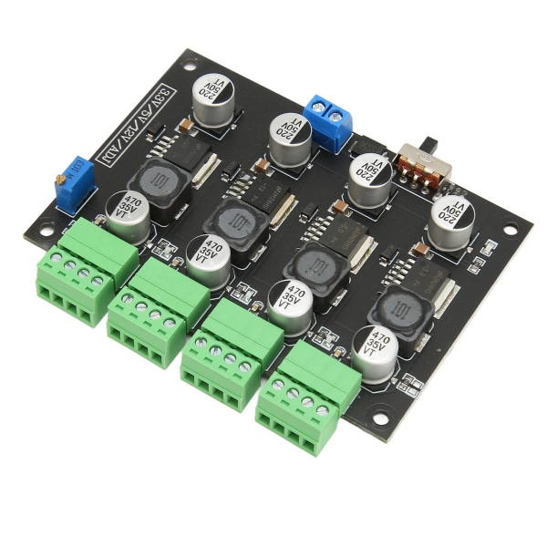 LM 2596 Multi Channel Switching Power Supply Module 3,3V 5V 12V ADJ Justerbar Voltage Output Power Supply Module