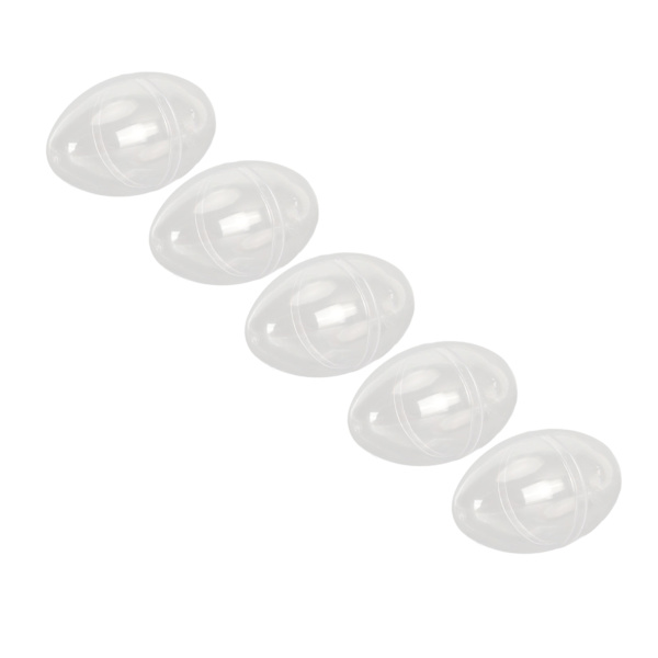 5 st smink svamp förvaringslåda fodral bärbar transparent äggformad svamp blender hållare behållare