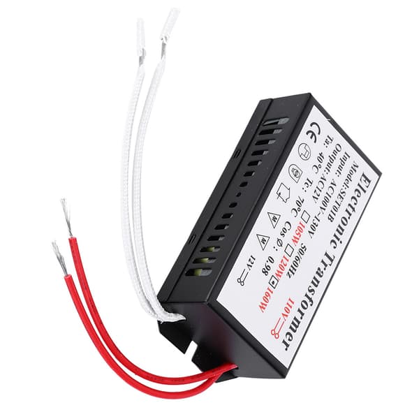 110V til 12V elektronisk transformator spenningsomformer smart strømforsyningsdriver (160W)