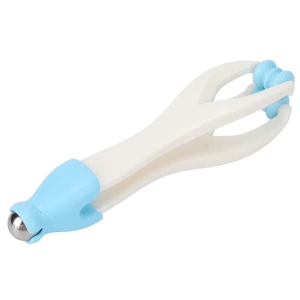 2 i 1 Fingerled Akupunkt Massager Sæt Lindrer Stress Blodcirkulation Akupressur Massage Rulle Blå