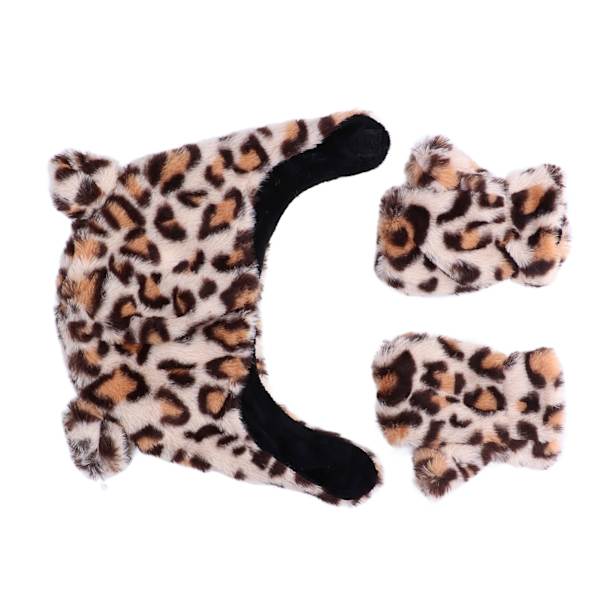 Baby Hat Gloves Set Mjuk Bekväm Dubbelskiktsdesign Söt Utsökt Kläder Tillbehör