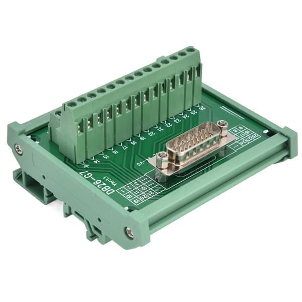 Koblingsblokkmodul PCB Kobber Hannterminaler Breakouts Adapterkontakt DC 60V