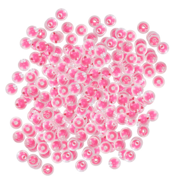 Harpiksperler DIY Håndlavede Smykkefremstillingsmaterialer Armbåndsmateriale Tilbehør 8mm MGlossy Rose Red